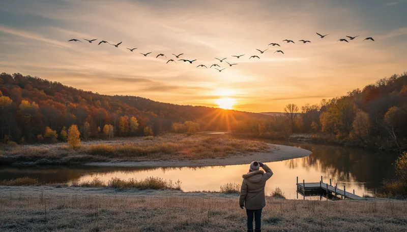 Illustration of migration: seasonal movement of animals