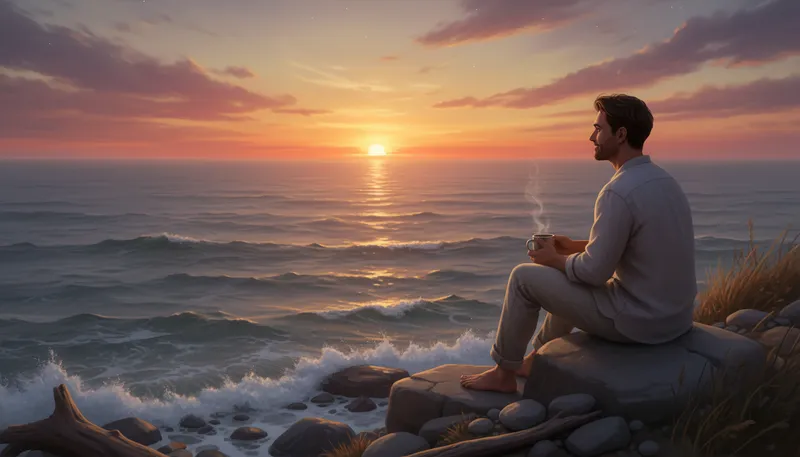 Illustration of seacrest: A coastal area or beach region.