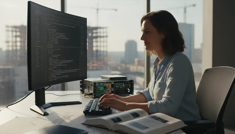 Illustration of ada: a programming language named after Ada Lovelace