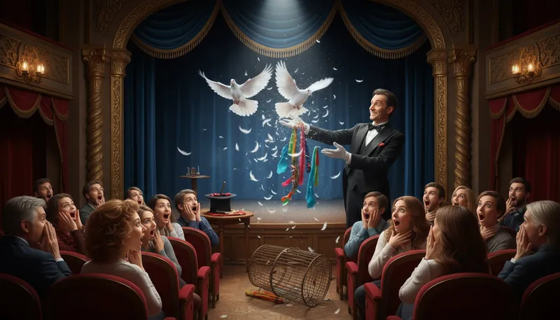 Illustration of element of surprise: An unexpected factor that changes outcomes.