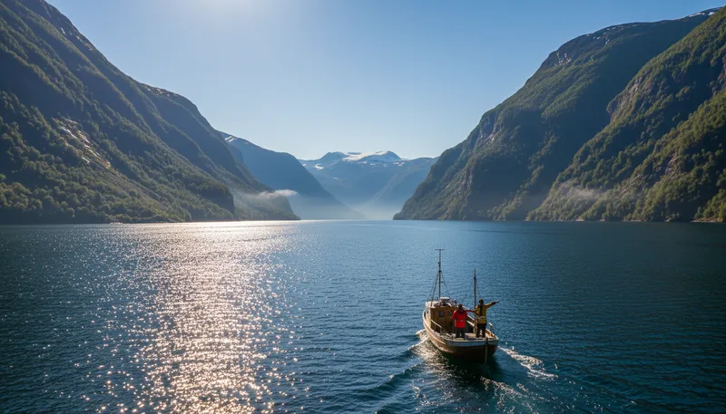 Illustration of norwegian: Relating to Norway or its people.