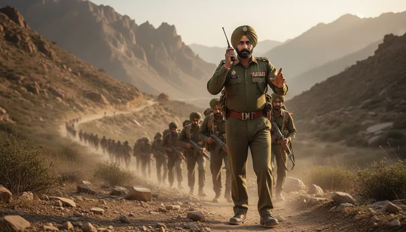 Illustration of naik: a military rank in South Asia