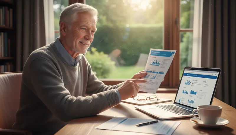 Illustration of medicare: A U.S. government health insurance program for seniors.