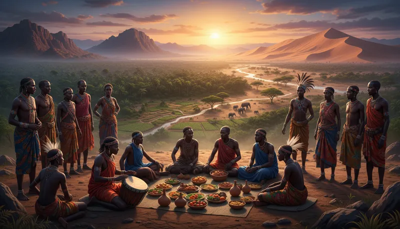 Illustration of afrika: A term often used for the African continent.