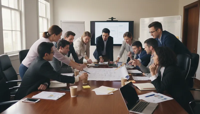 Illustration of have a say: to express an opinion.