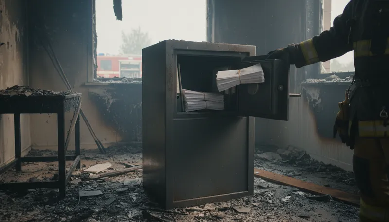 Illustration of fireproof: Resistant to catching fire or burning.