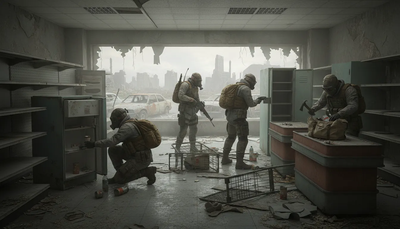 dayzのイラスト：A survival video game set in a zombie apocalypse.