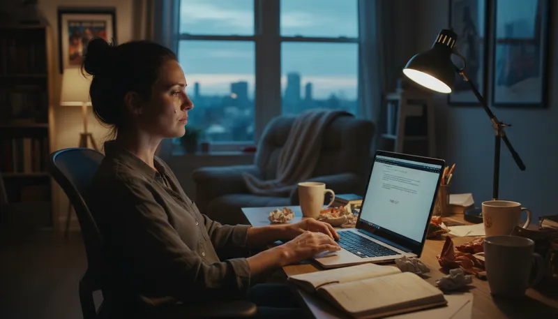 Illustration of screenwriter: A person who writes scripts for films.