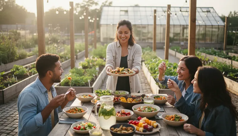 Illustration of veganism: A lifestyle avoiding all animal products.