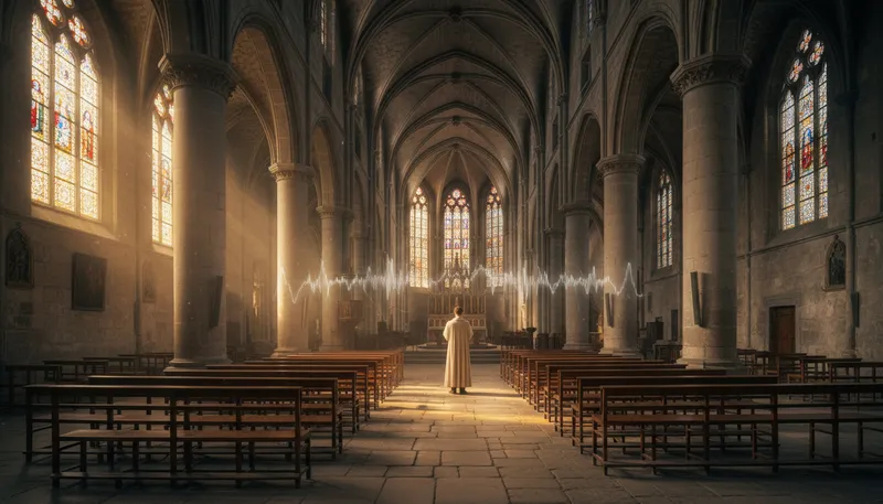 Illustration of litany: A series of repetitive prayers or requests.