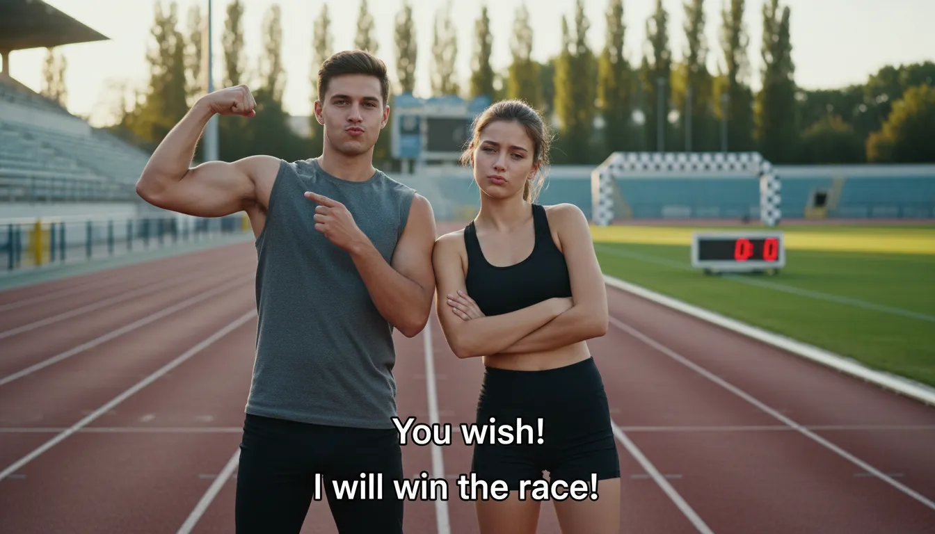 you wish 的插图：A sarcastic response to an unrealistic hope.