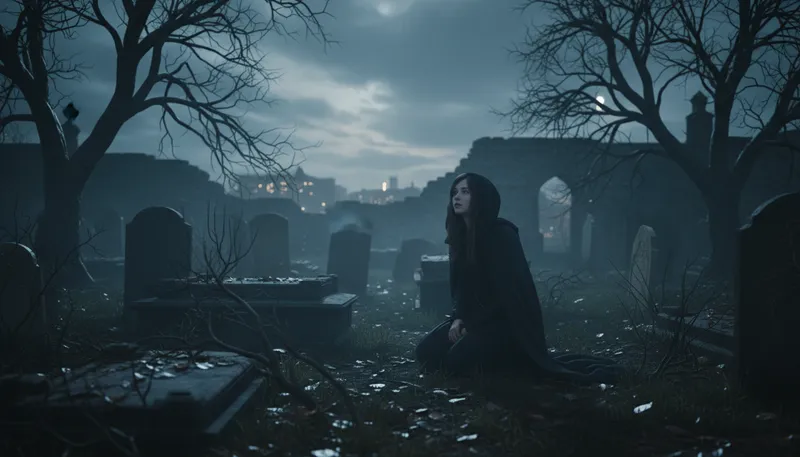 Illustration of mori: A term often related to death or the dead.