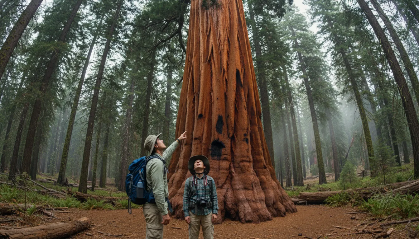 sequoia 的插图：a giant tree native to California