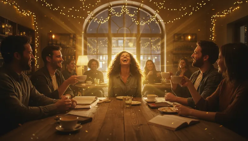 Illustration of light up a room: bring joy or energy to a space
