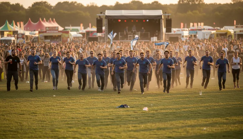 Illustration of mobilisation: The act of preparing for action or movement.
