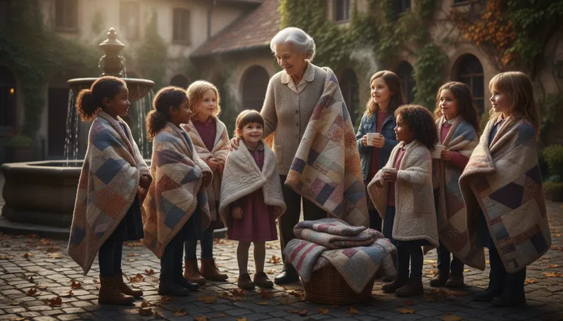 Illustration of benevolence: Kindness and goodwill toward others.
