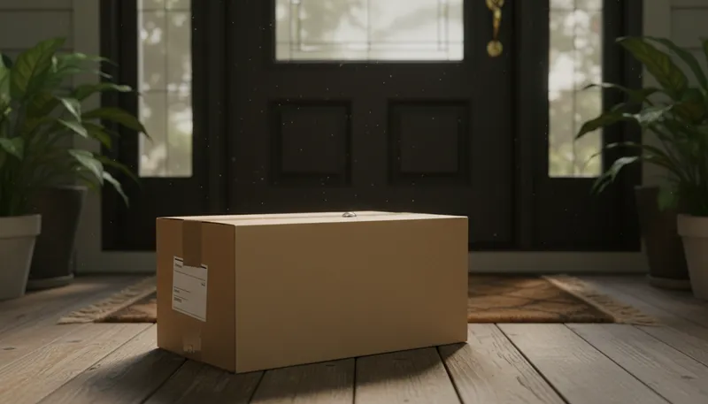 Illustration of on someone's doorstep: right in front of someone's home