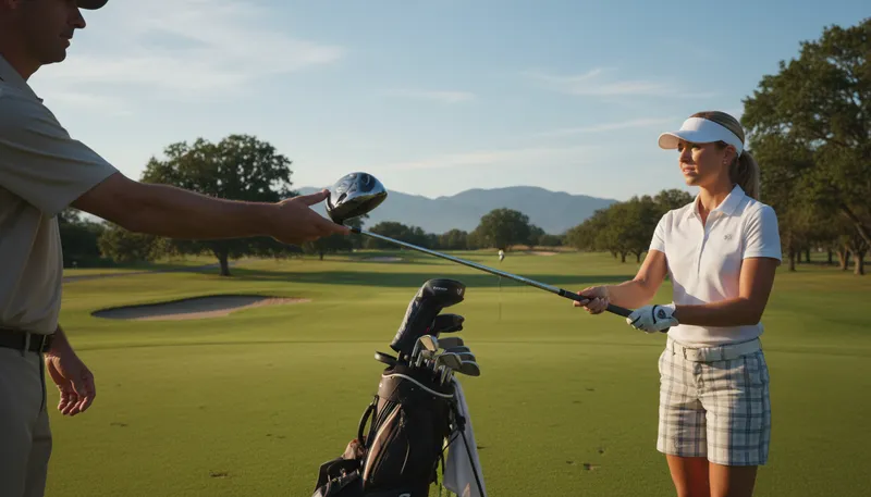 Illustration of caddy: A person who carries golf clubs.