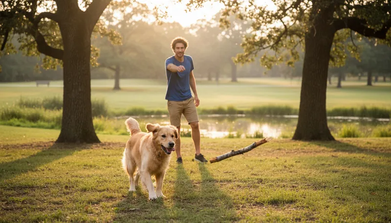 Illustration of fetch: to go and bring back something