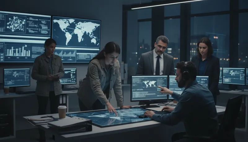 Illustration of intelligence: information gathering and analysis