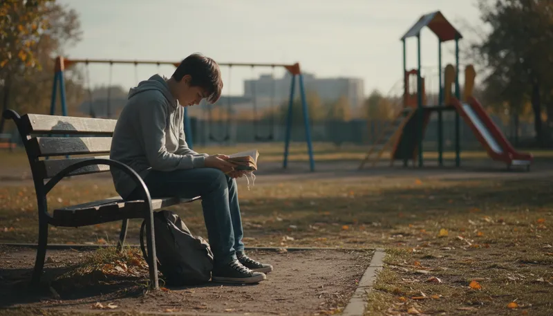 Illustration of outcast: Someone rejected by a group.
