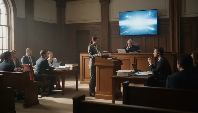 Illustration of pretrial: The phase before a trial begins.