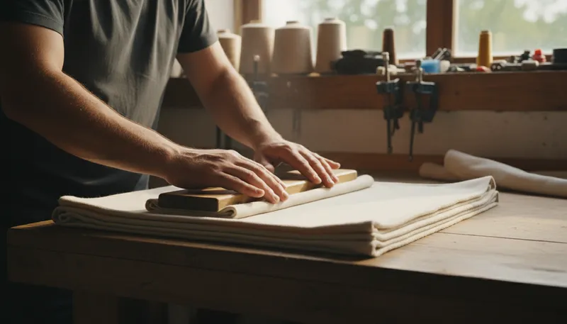 Illustration of ply: To layer or fold material together.