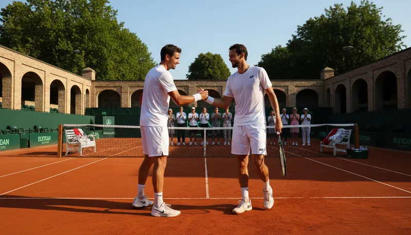Illustration of sportsmanship: Fair and generous behavior in sports.
