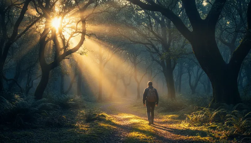 Illustration of sunburst: A sudden bright display of sunlight.