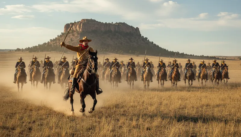 Illustration of custer: A surname, often associated with a historical figure.