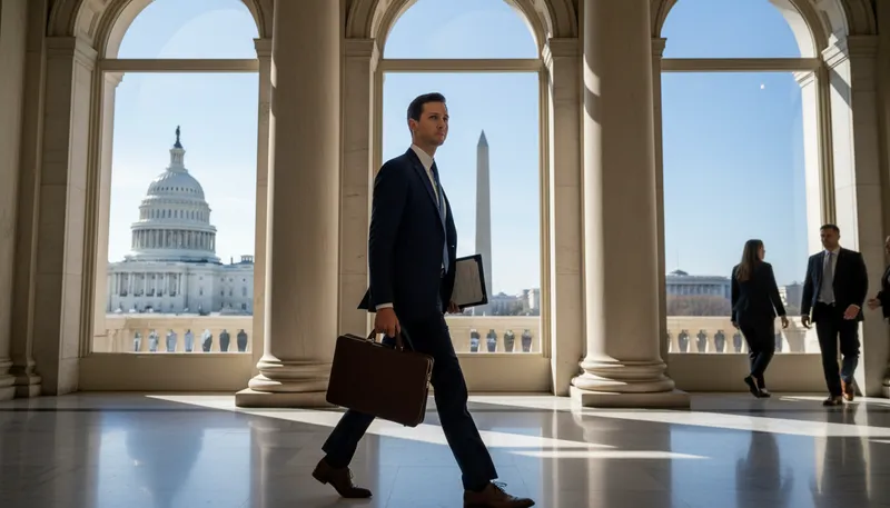 Illustration of kushner: a surname, often associated with politics.