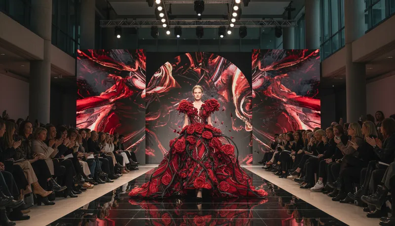 Illustration of mcqueen: A surname, often associated with fashion designers.