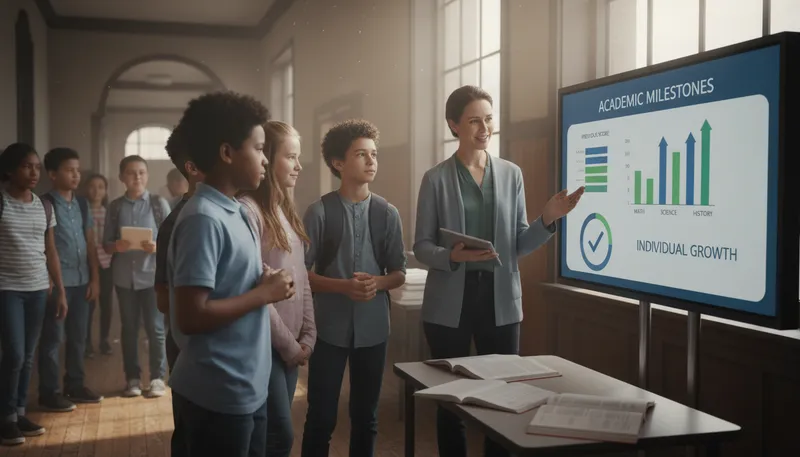 Illustration of benchmark: a standard for measuring quality or performance