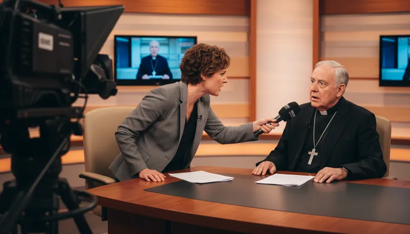 Illustration of bash the bishop: To criticize someone harshly.