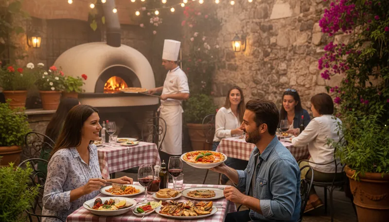 Illustration of italiano: Italian in language or culture.