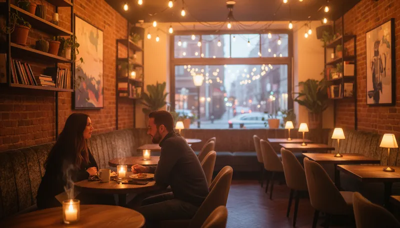 Illustration of ambiance: The character or atmosphere of a place.