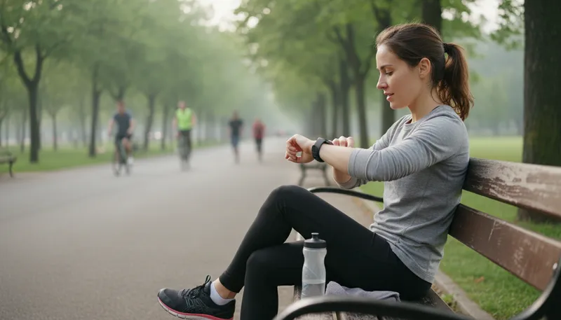 Illustration of fitbit: Device that tracks fitness and health data.