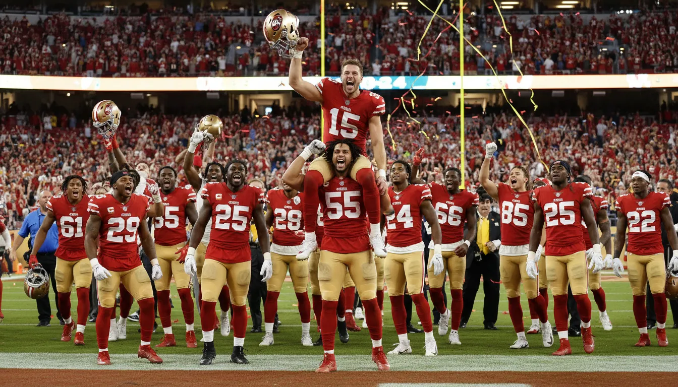 Hình minh họa cho Niners: The San Francisco 49ers American football team.