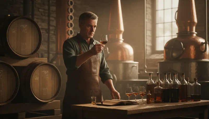 Illustration of distiller: A person or machine that produces distilled liquor.