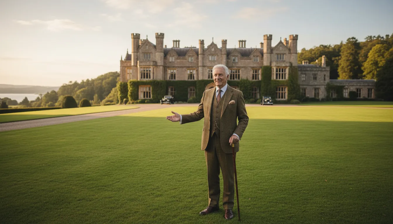Illustration de old money : Wealth inherited from previous generations.