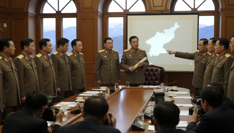 Illustration of dprk: The Democratic People's Republic of Korea.