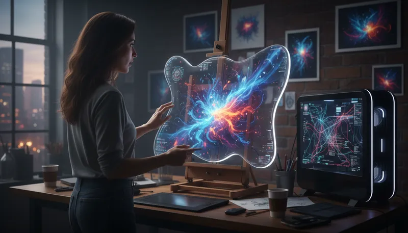 Illustration of generative: Producing or creating something new.
