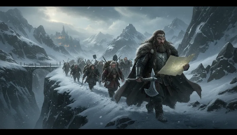 Illustration of thorin: A character from J.R.R. Tolkien's works.