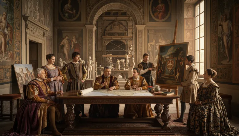 Illustration of borgia: A powerful Italian family during the Renaissance.