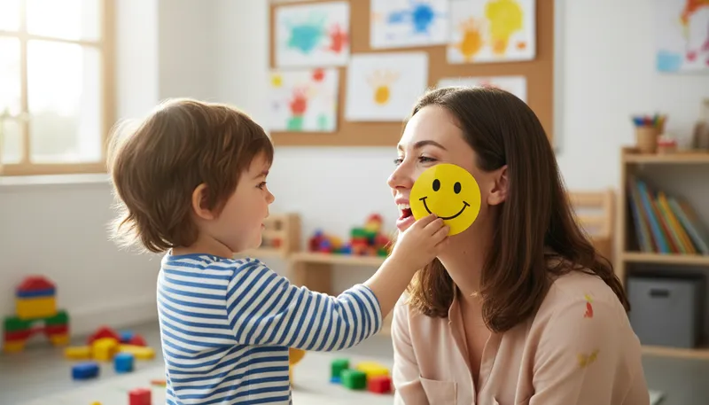 Illustration of smiley: A cheerful or happy expression.