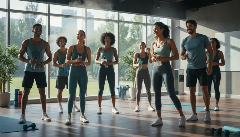 Illustration of workout: A session of physical exercise.