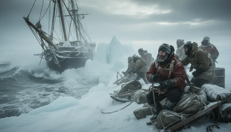 Illustration of shackleton: A surname; often linked to exploration.