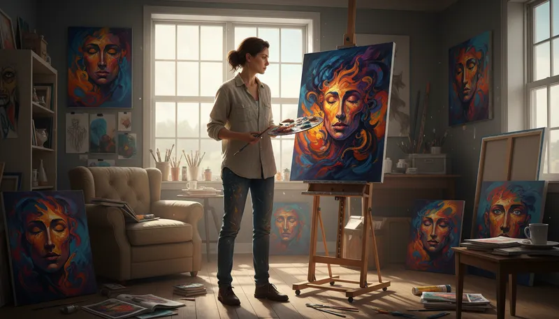 Illustration of psyche: The human mind or spirit.