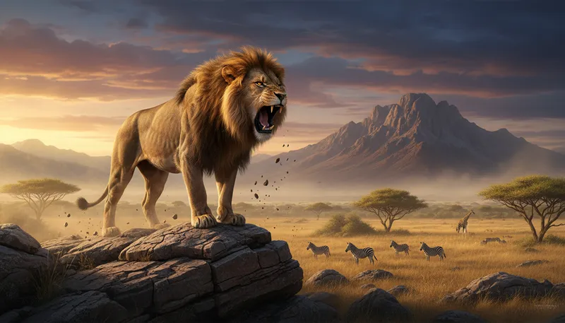 Illustration of fearsome: causing fear or dread