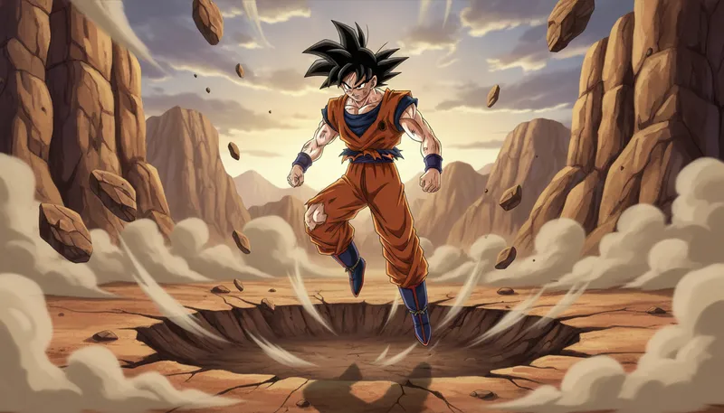 Illustration of gohan: A character from the Dragon Ball series.